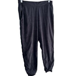 ATHLETA Brooklyn Lined Joggers Size Women’s 14 Camouflage Camo Black Athleisure